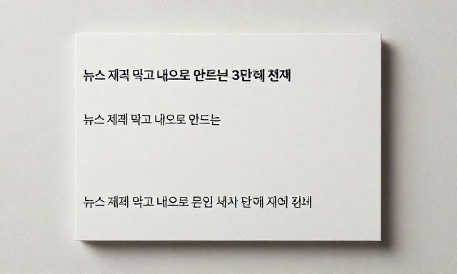 뉴스 관련 이미지 - 변화하는 시대의 문법, 뉴스 제대로 읽고 내 것으로 만드는 3단계 전략