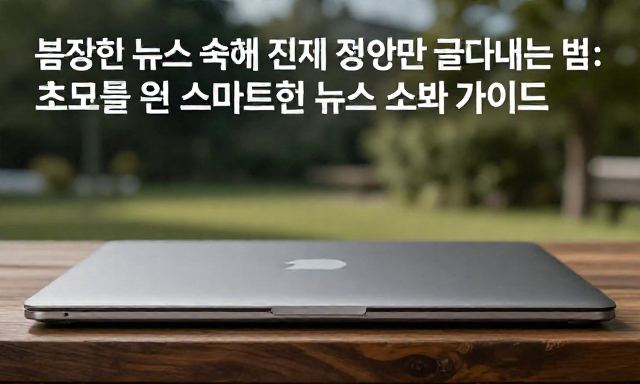 뉴스 관련 이미지 - 복잡한 뉴스 속에서 진짜 정보만 골라내는 법: 초보자를 위한 스마트한 뉴스 소비 가이드