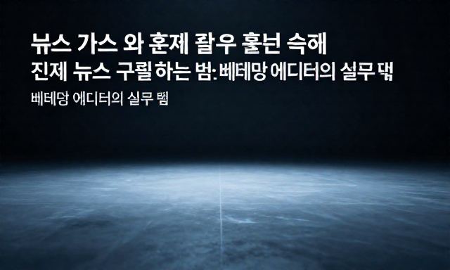 뉴스 관련 이미지 - 가짜 뉴스와 혼재된 정보 속에서 진짜 뉴스 구별하는 법: 베테랑 에디터의 실무 팁