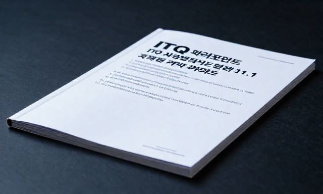 ITQ파워포인트 관련 이미지 - ITQ 파워포인트 자격증 시험 완벽 대비 가이드 및 핵심 포인트